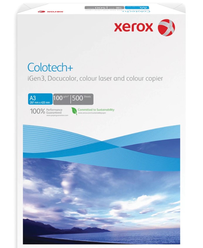 Hartie xerox A3 100 g/mp Colotech+ 500 coli/ pret per top sanito.ro